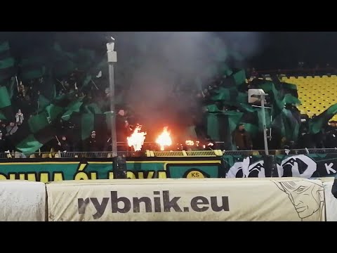 Kibice ROW Rybnik palą barwy Odry Wodzisław | 13.10.2021