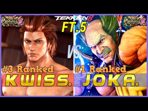 T8 FT5 SET ▰ KWISS (#3 Ranked Hwoarang) Vs JOKA (#1 Ranked Heihachi) ▰ Tekken 8 High Level Gameplay