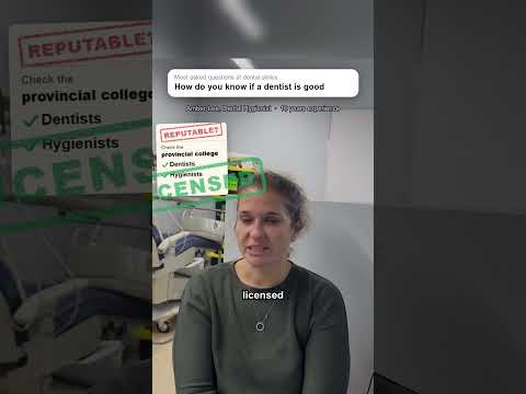 Amber-Lee, registered dental hygienist, explains how to know if a dentist is good at Bright White Dental Hygiene Clinic in Riverview NB