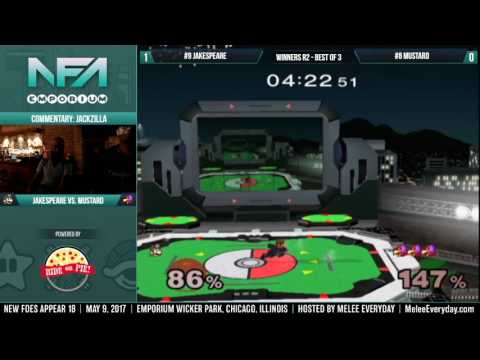 NFA 18 - Jakespeare (Dr. Mario) vs. Mustard (Falco) - SSBM - Winners R2