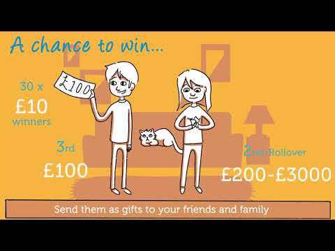 Rowcroft Hospice Lottery 2D Animation