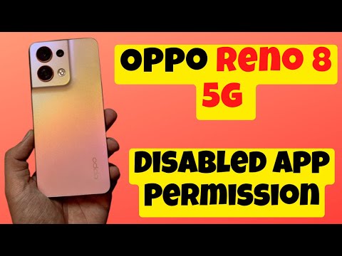 OPPO How To Enable And Disabled App Permission Oppo Reno 8 5g