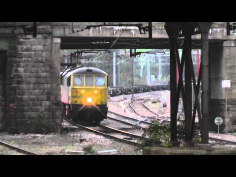 86607/86628 4s50 Crewe - Coatbridge empty liner 30th September 2013