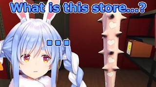 Pekora finds this bat in the back room-- and uses it (Gacha Capsule Shop Simulator)  [Hololive/clip]