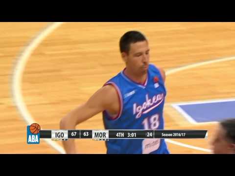Playing like the true captain - Vuk Radivojević (Igokea - Mornar, 3.12.2016)