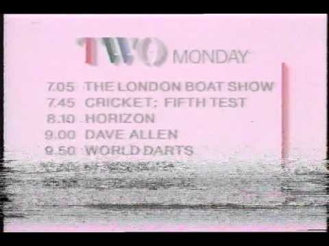 BBC Two Closedown (11th January 1987)