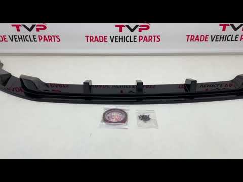 Fits VW Transporter T6 2015-2019 Front Lip Splitter Spoiler Gloss Black video