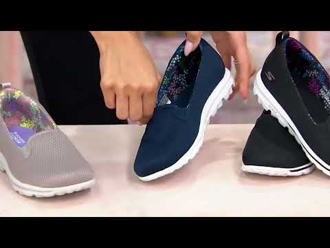 Skechers GOwalk Classic Washable Slip-Ons - Radiant Rose on QVC