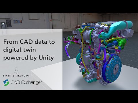 Light & Shadows enriches digital twins with CAD data with the help of CAD Exchanger