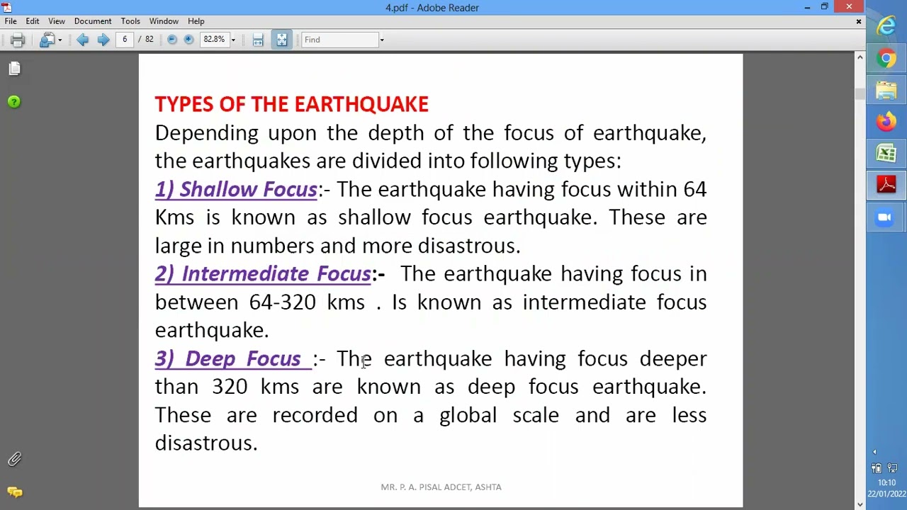 Causes of Earthquake, Elastic Rebound Theory