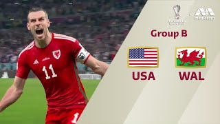 USA 1-1 Wales | Group Stage | FIFA World Cup 2022™ Match Highlights