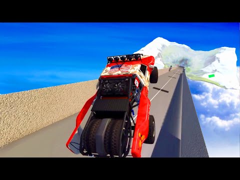 CRAZY High Speed Jumps #29 - BeamNG Drive | CrashTherapy