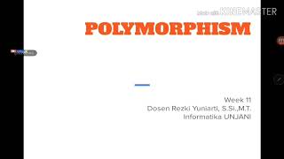 11a Polymorphism atau polimorfisme pada OOP