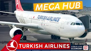 Efficient & MEGA · TURKISH AIRLINES Economy Class A330 🇹🇷 Istanbul - Rome 🇮🇹 THE Modern Hub