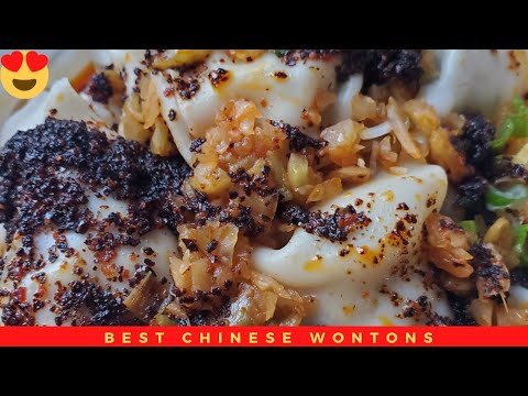 Trying Authentic Chinese Food at White Bear | Hot Chili Oil Wontons | Flushing Chinatown NY Tour