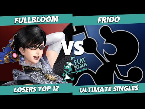 Flat Realm 8 SSBU - 4All | FullBloom (Bayonetta) Vs. OW | Frido (Game & Watch) Smash Ultimate Top 12