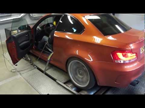 BMW 1M Coupe with Akrapovic Titanium Exhaust System - Dyno Run at Beek Auto Racing