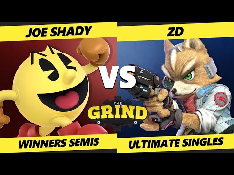 The Grind 124 Online Winners Semis - ZD (Fox) Vs. Joe Shady (Pac-Man) Smash Ultimate - SSBU
