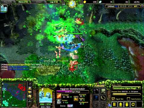 Defence of the Ancients v6.74c - Aggron Stonebreaker the Ogre Magi