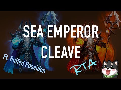 Summoners War- 2x Sea Emperor RTA Cleave | TONS OF DAMAGE