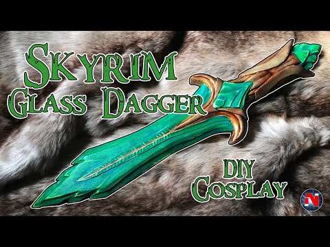 Skyrim Glass Dagger: Cosplay Timelaspe