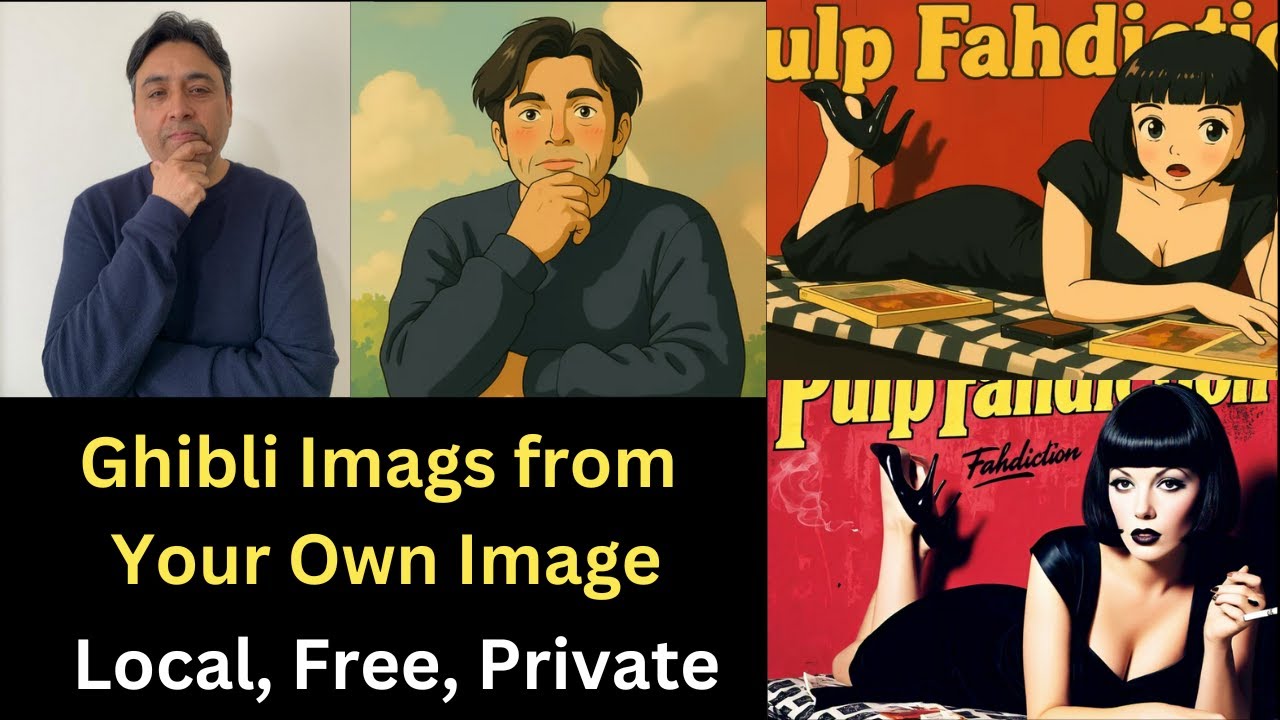 Generate Ghibli Image from Your Own Image with AI - Local, Private, Free