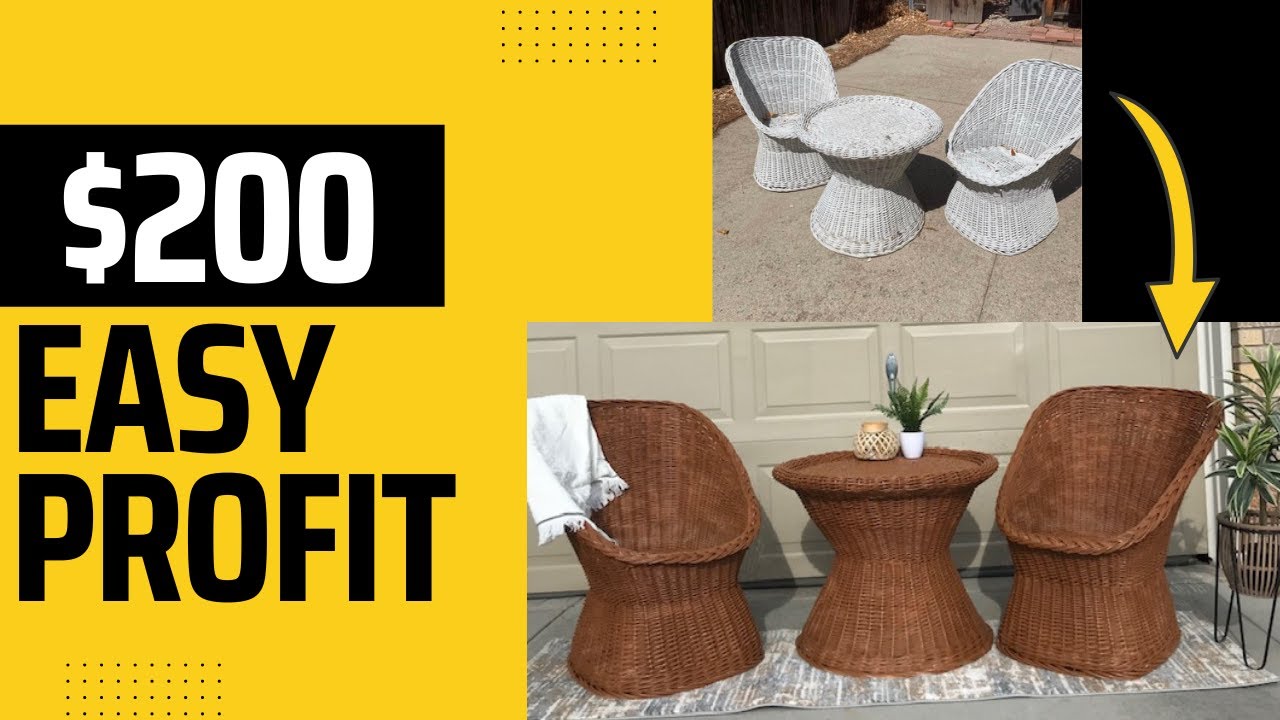 Vintage Wicker Makeover