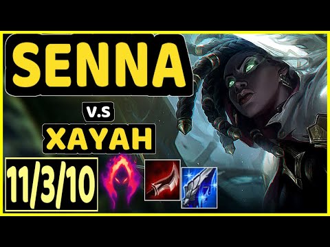 MADNESS (SENNA) vs XAYAH - 11/3/10 KDA BOTTOM ADC GAMEPLAY - EUW Ranked DIAMOND