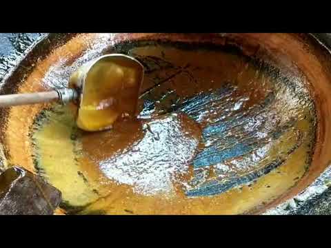 Rapadura macia. Engenho em São Gotardo MG.