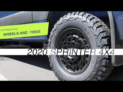 Upgrading My 2020 Sprinter 4x4 With Black Rhino Rims and BF Goodrich All-Terrain Tires