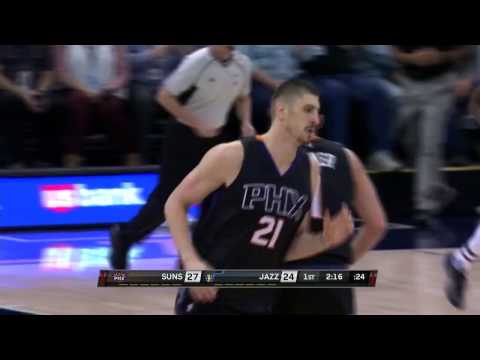 Alex Len  NBA Phoenix Suns vs Utah Jazz 31.12.2016 Full Hightlights