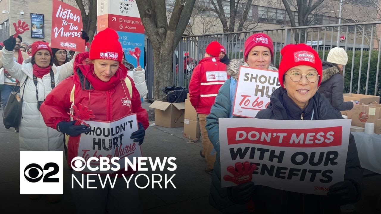 Tentative deal to end NYC nurses strike at 2 of 3 hospital systems