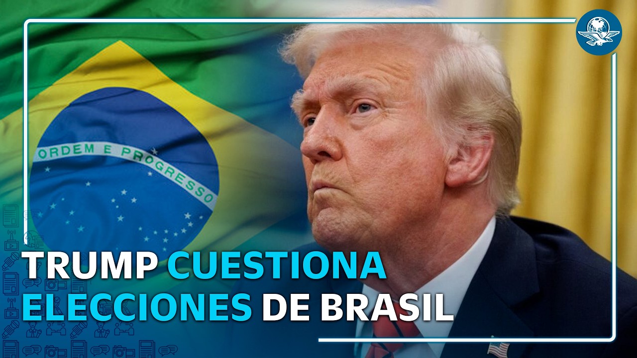 Trump califica elecciones de Brasil como una desgracia y anuncia diálogo con Lula