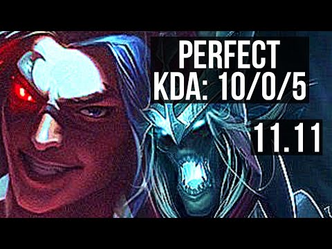 KAYN vs KARTHUS (JUNGLE) | 10/0/5, Rank 6 Kayn, Legendary | KR Challenger | v11.11