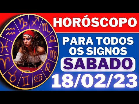 @AlmanaquedosSignos  ♈  HOROSCOPO DE HOJE ⭐ SABADO 18/02/2023 l TODOS OS SIGNOS