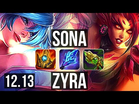 SONA & Caitlyn vs ZYRA & Draven (SUP) | 6/2/24, Dominating | EUW Master | 12.13