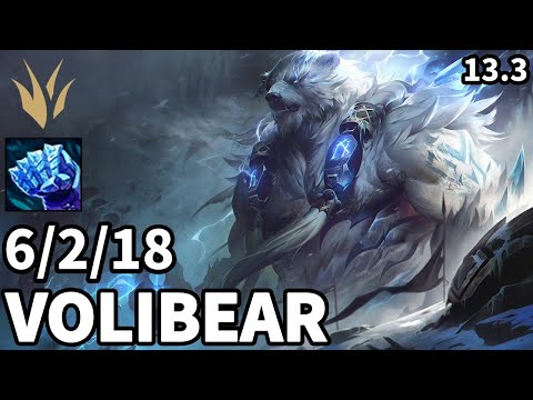 Volibear Jungle vs Zac - EUW Master | Patch 13.3