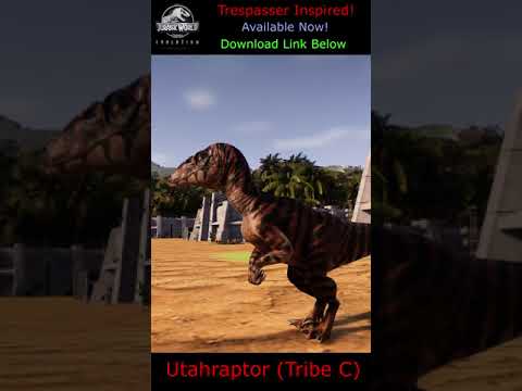 TRESPASSER INSPIRED! - Utahraptor - Download Link Included - JWE Mods - #shorts
