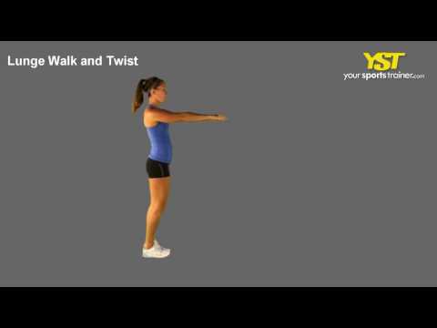 Front Lunge and Twist