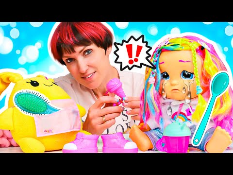 Мама для Лаки. Новая кукла Край Бебис Дрими и Маша Капуки Кануки! Прическа для куклы. Игры для детей