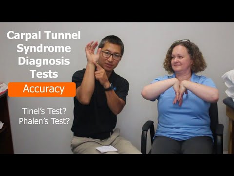 Carpal Tunnel Tests - Tinel's, Phalen's - How accurate are they at diagnosing