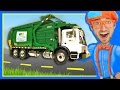 Garbage Trucks for Children with Blippi | Learn About Recycling