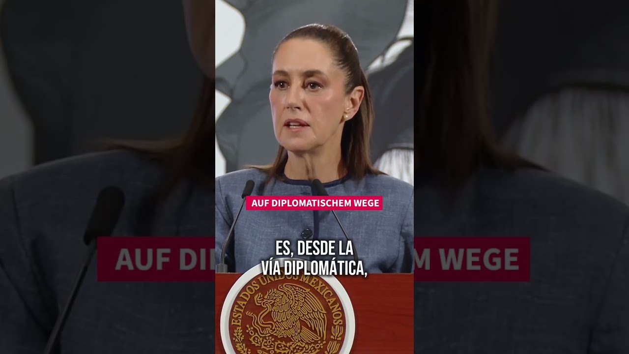 Rede von Claudia Sheinbaum #usa #Mexiko #protest #nachrichten #politik #news