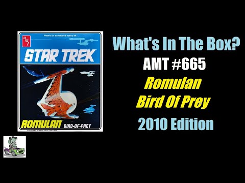 Unboxing the AMT 2010 Star Trek Romulan Bird of Prey Kit AMT665