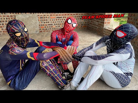 TEAM SPIDER MAN vs BAD GUY TEAM | GOOD-HERO Rescue from BAD GUY TEAM ( Live Action ) - Fun FLife TV