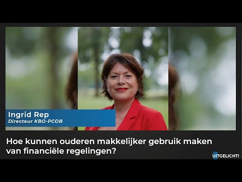 Uitgelicht! 16 juni 2022 - Ingrid Rep (KBO-PCOB) over financiële problemen van ouderen