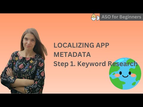 Localizing app metadata | Keyword research for a language you don't know | Basic ASO for Beginners