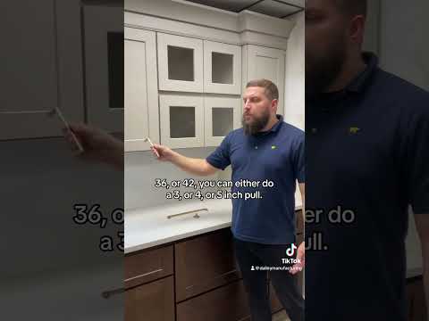 Choosing cabinet hardware? Be sure to watch this! 👀 #designertips #daileymfg