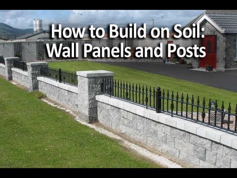 Installing Walls & Posts on Soil