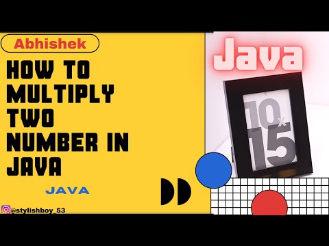 How To Multiply Two Numbers In Java Using Netbeans Java Program Computer Video